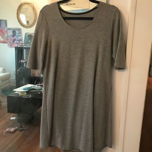 Grey midi dress